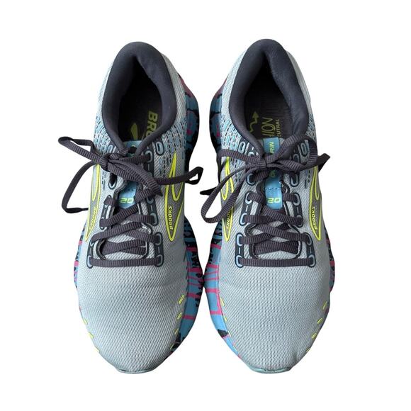 Brooks Glycerin 20 Womens 7 B Blue Running Shoes Cushion Neutral EU 38 Sneakers - Picture 4 of 11